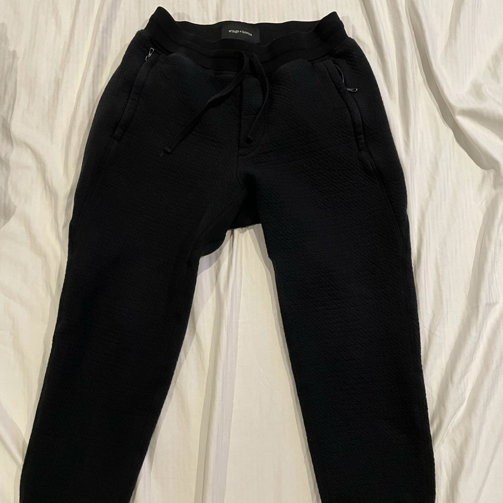 Wings+Horns Cabin Fleece Sweatpants Joggers sz Small